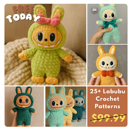 25+ Labubu Crochet Patterns (Free Today)